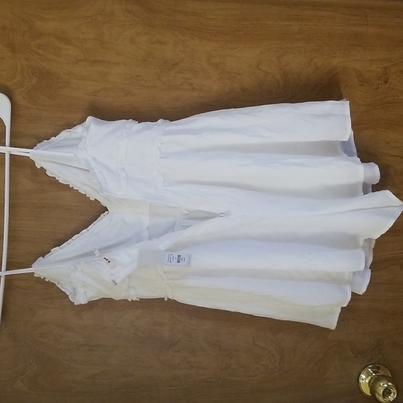 NWT Francesca's White Romper - Picture 6 of 7